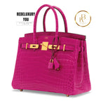 Birkin 30 Shiny Scheherazade Niloticus Crocodile