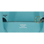 Birkin 30 Retourne Bleu Saint Cyr Clemence