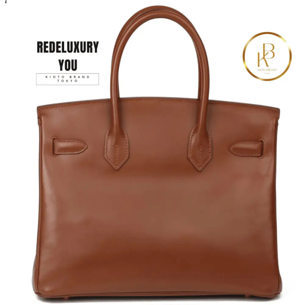 Rare Hermes Birkin 30 In Brown Calf Leather