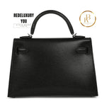 Kelly 20 Mini Sellier Black Chevre Chamkila