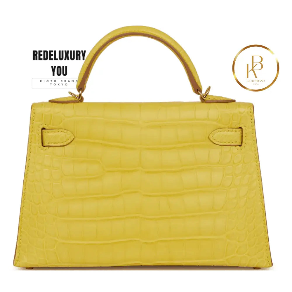 Kelly 20 Sellier Mimosa Matte Alligator