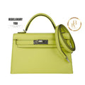 Kelly 20 Mini Sellier Jaune Bourgeon Chevre