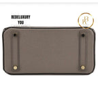 Birkin 25 Etain & Black Epsom (Special Order)