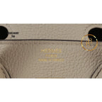Birkin 25 Gris Tourterelle Togo