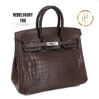 Birkin 25 Ebene Matte Niloticus Crocodile
