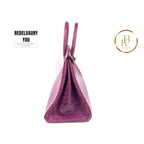 Birkin 35 Crocodile Cyclamen Purple Pink