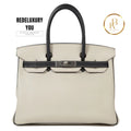Birkin 30 Hss Craie And Black Togo (Special Order)