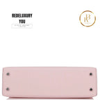 Kelly 20 Mini Sellier Rose Sakura Chèvre