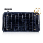 Birkin 35 Blue Sapphire Porosus Crocodile