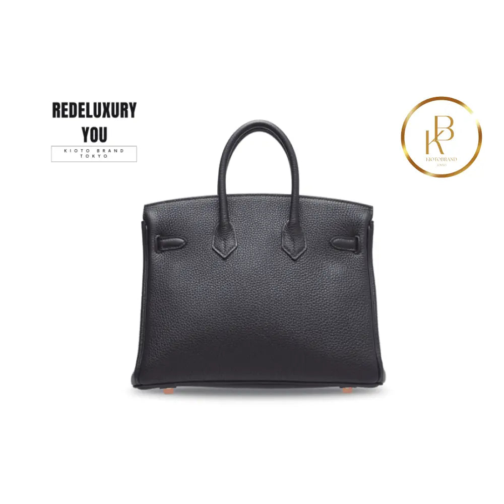 Birkin 25 Black Togo Rose Gold