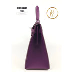Kelly 28 Sellier Anemone Purple Epsom