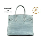 Birkin 30 Bleu Ciel Croco Niloticus