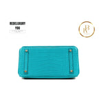 Birkin 30 Turquoise Crocodile Gold Hardware Special Order