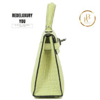 Kelly 20 Mini Ii Jaune Bourgeon Matte Alligator