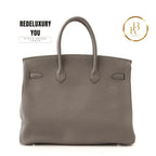 Birkin 35 Gray Etain
