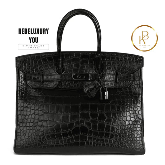 Birkin 35 Matte Alligator Retourne