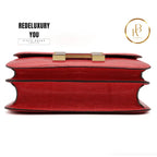 Lizard Constance Iii Mini 18 Rouge Exotique