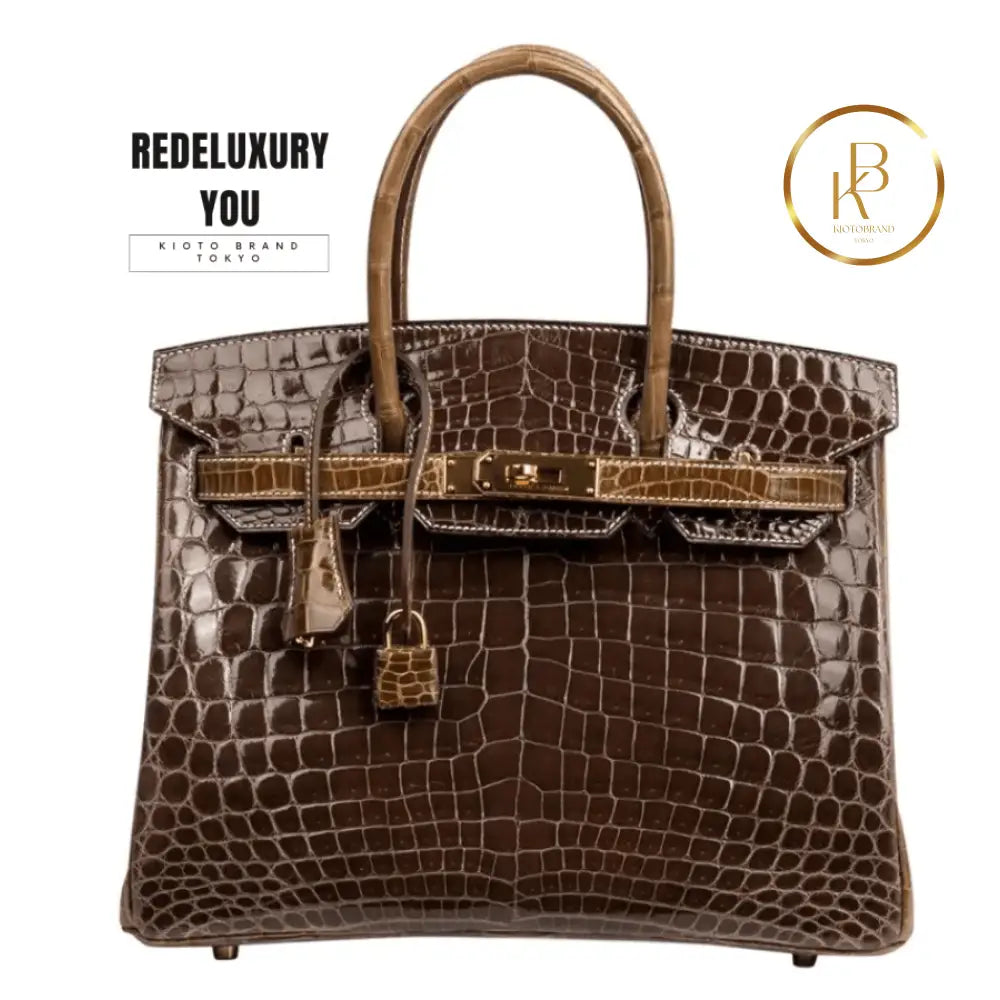 Birkin 30 Hss Crocodile Gris Elephant