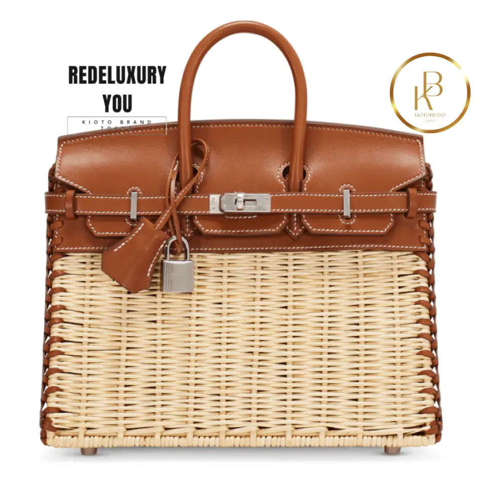 Birkin 25 Barenia & Osier Picnic (Limited Edition)