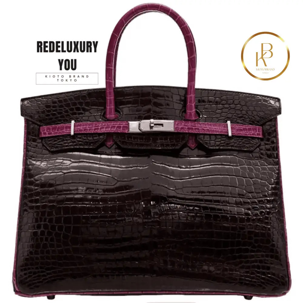 Birkin 35 Limited Edition Bi-Colour Crocodile