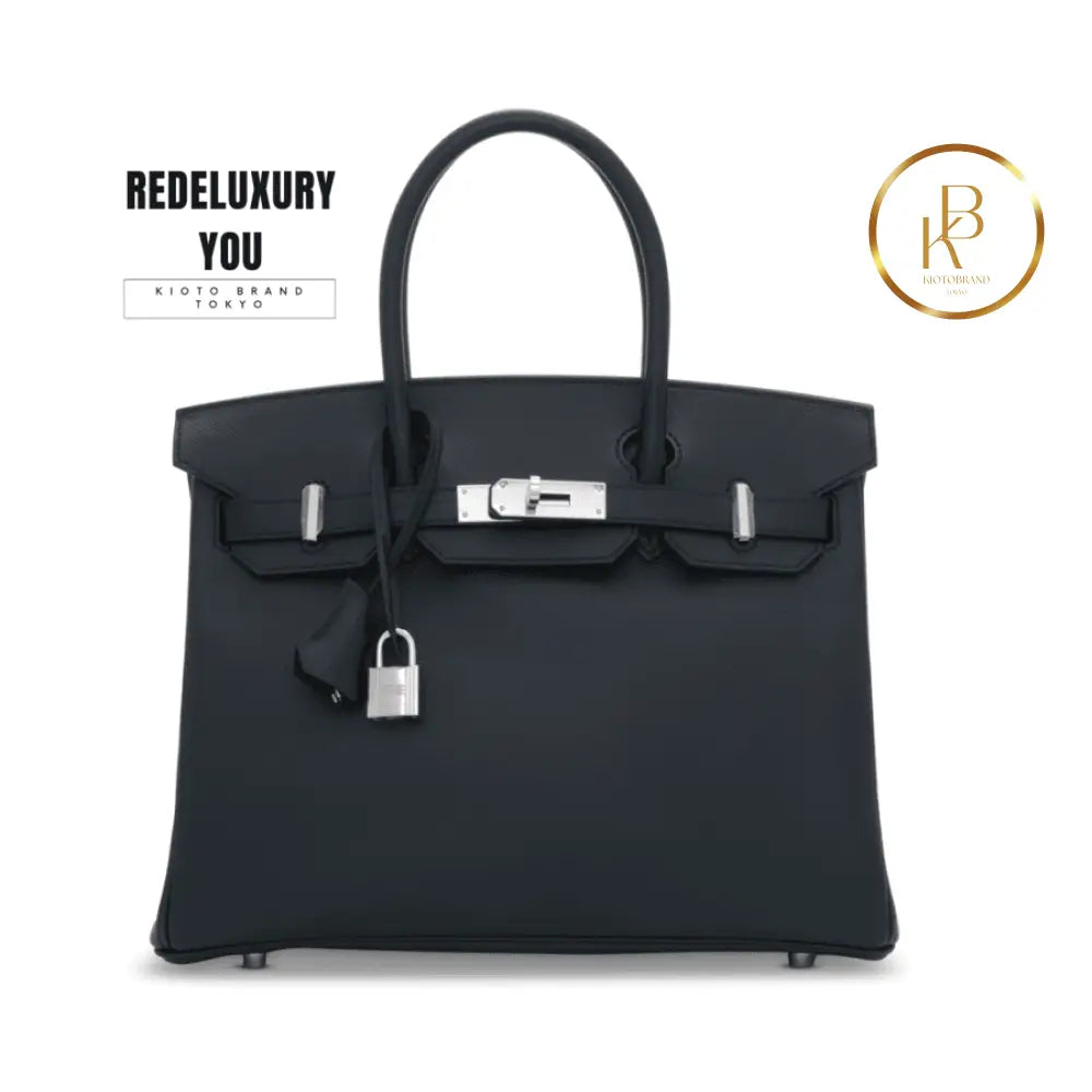 Birkin 30 Black Palladium Epsom