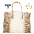 Birkin 30 Himalaya Matte Nile Croc