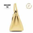 Birkin 25 Jaune Poussin Yellow Ghw