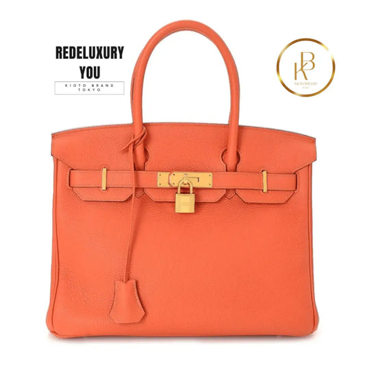 Birkin 30 Feu Orange