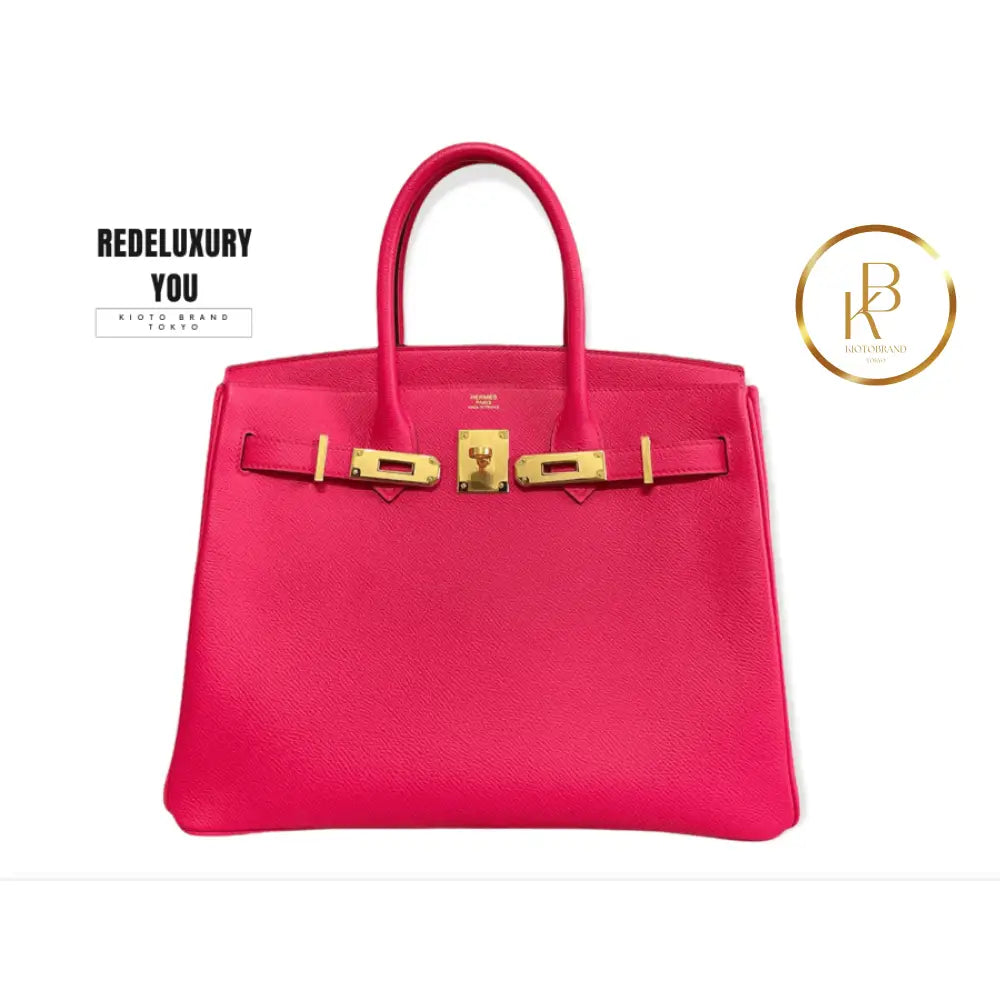 Birkin 30 Rose Extreme Pink Epsom Gold Hardware