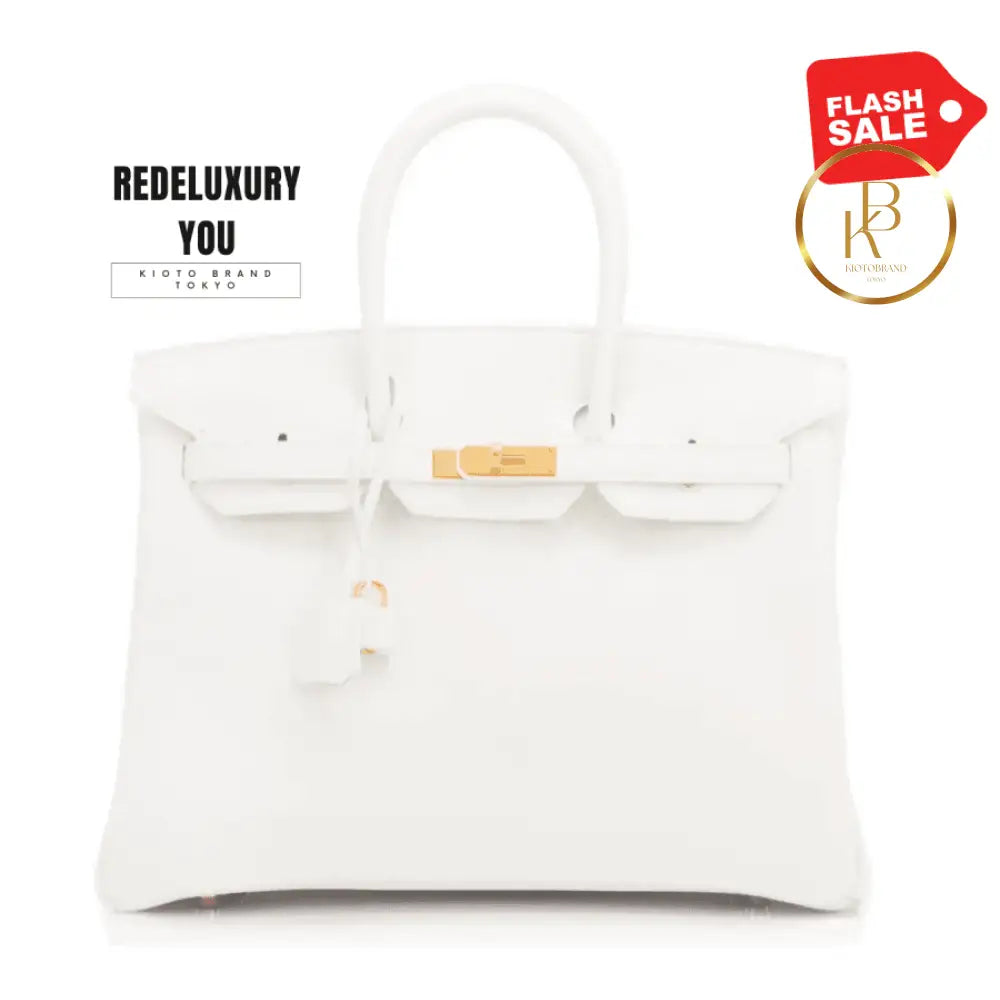 Birkin 35 White Clemence