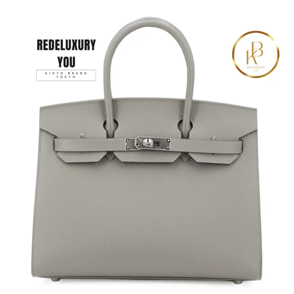 Birkin 30 Sellier Gris Meyer Epsom