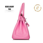 Birkin 30 5P Bubblegum Pink Palladium Hardware