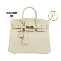 Birkin 25 Blanc Casse Lizard