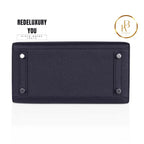 Birkin 25 Sellier Bag Bleu Indigo Palladium