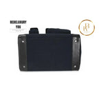 Hac 40 Bleu Marine Toile & Black Box Calf Cargo Phw
