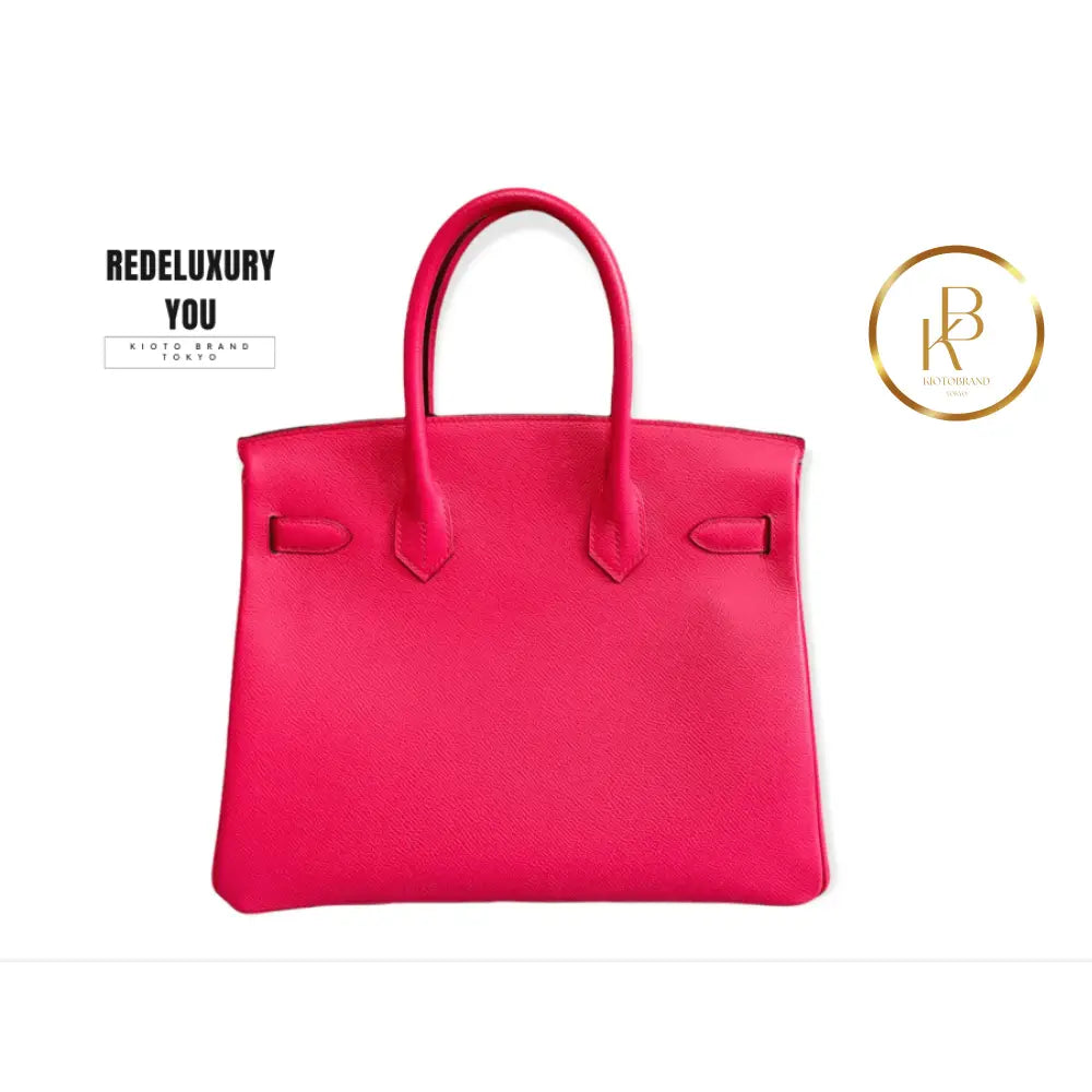 Birkin 30 Rose Extreme Pink Epsom Gold Hardware