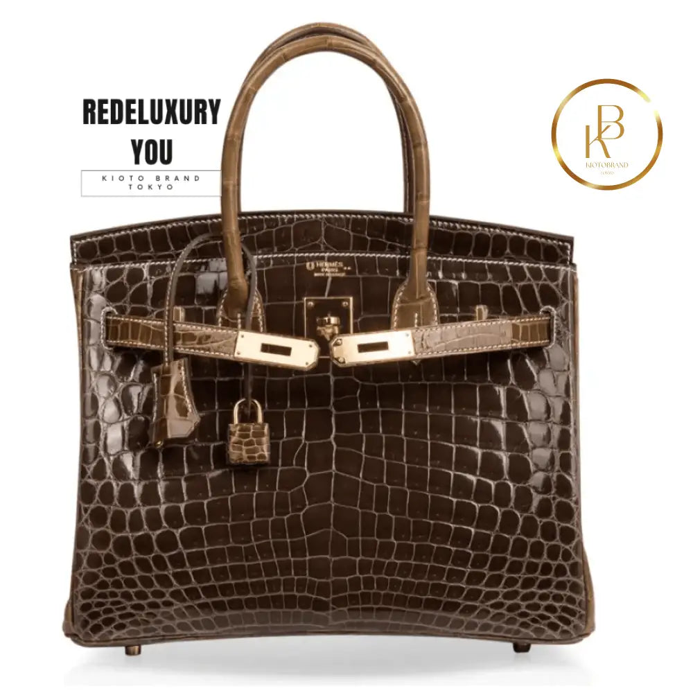 Birkin 30 Hss Crocodile Gris Elephant