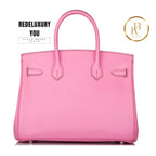 Birkin 30 5P Bubblegum Pink Palladium Hardware