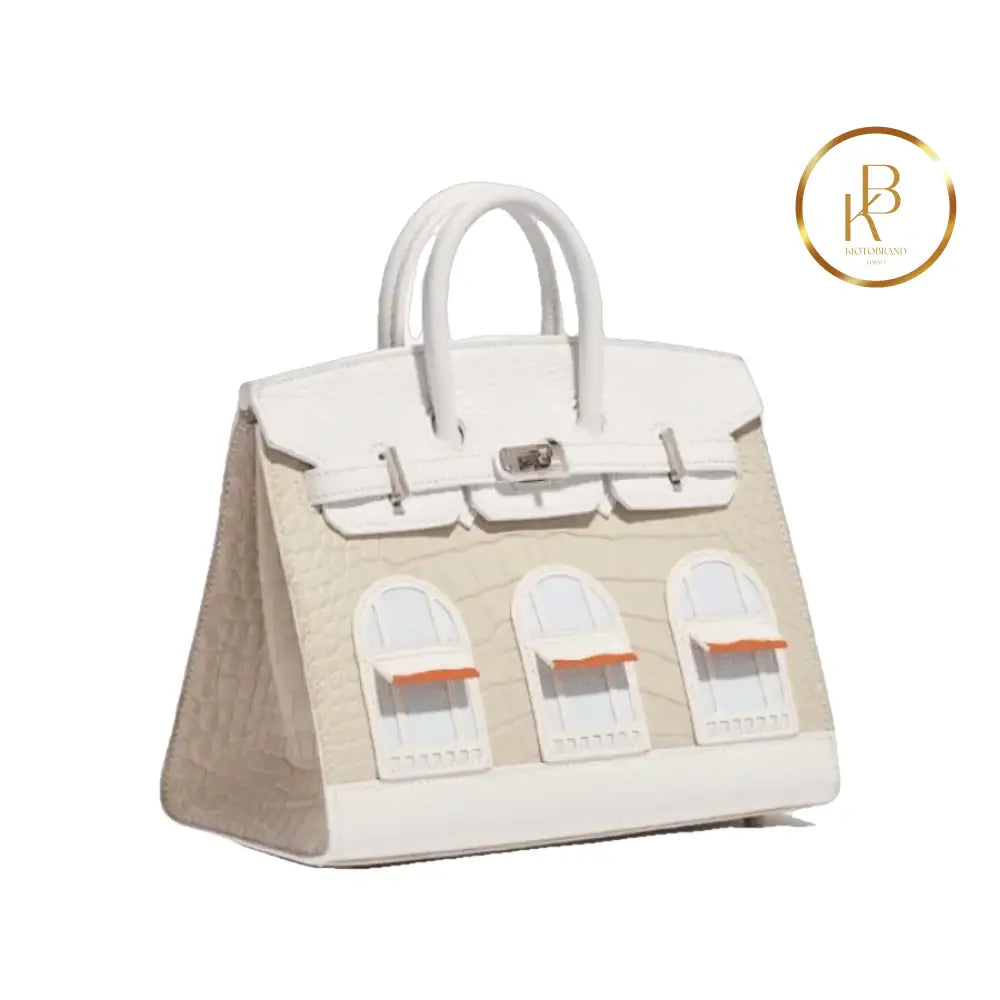 Birkin 20 Faubourg Matte Alligator White