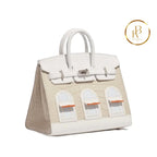 Birkin 20 Faubourg Matte Alligator White
