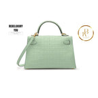Kelly 20 Mini Ii Matte Vert Alligator