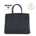 Birkin 30 3 In 1 Black Swift Togo & Toile H