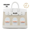 Birkin 20 Faubourg Matte Alligator White Handbags
