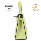 Kelly 20 Mini Ii Jaune Bourgeon Matte Alligator