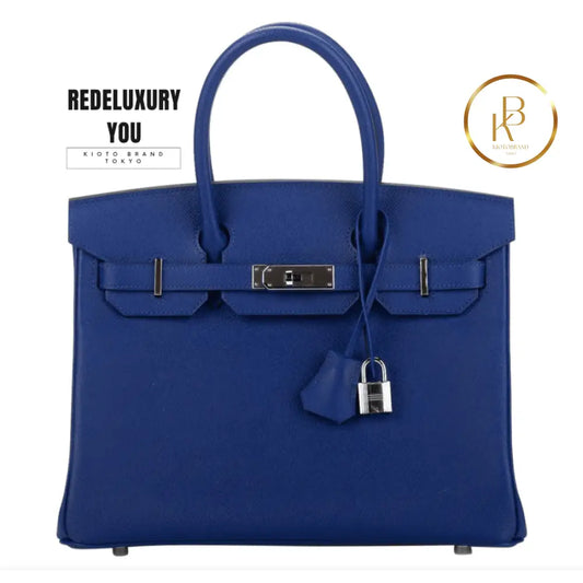 Birkin 30 Electric Blue Epsom