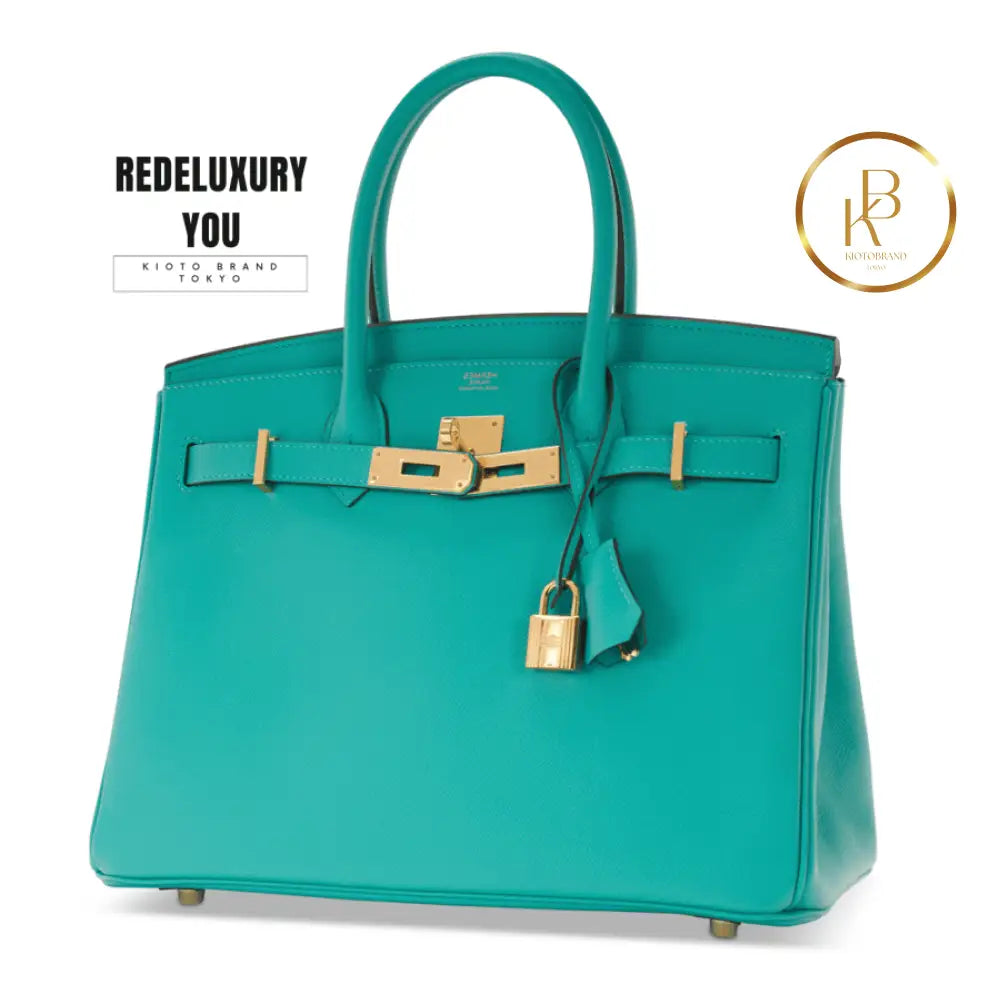 Birkin 30 Vert Verone Epsom