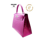 Kelly 28 Ii Sellier Rose Pourpre Pink Mississippiensis Alligator Phw