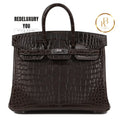 Birkin 25 Alligator Ebene Macassar