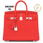 Birkin 25 Capucine Red Orange Togo