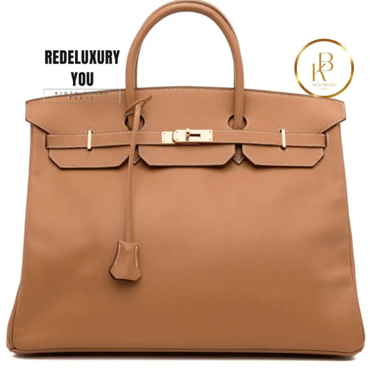 Rare Hermes Birkin 40Cm Camel Beige